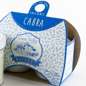 iogurt de cabra natural- LOT 2 X 128 cc